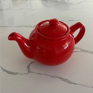 Pint Price & Kensington British - Red Ceramic Glazed Teapot